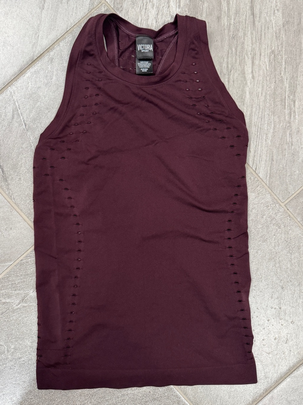 Victoria Sport Women's Burgundy Performance Tank